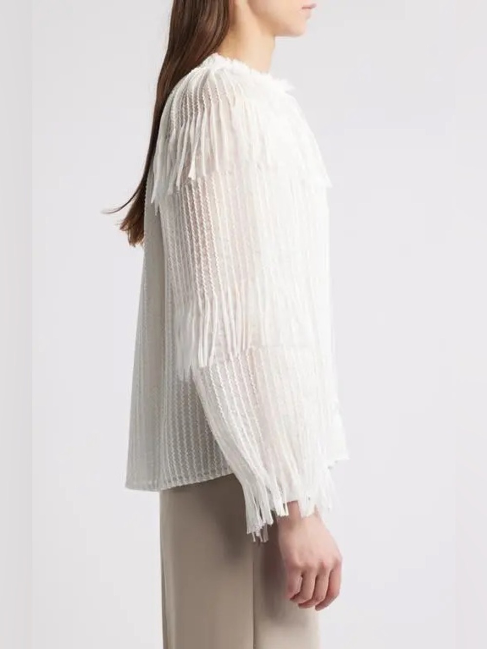 Kobi Halperin . Poppi Peasant Top in Ivory . Sz.XS . Like New 🤍 - Picture 4 of 8